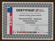 Awards europejski certyfikat rzetelni w biznesie 2012